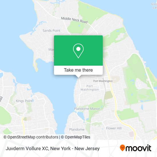 Juvderm Vollure XC map