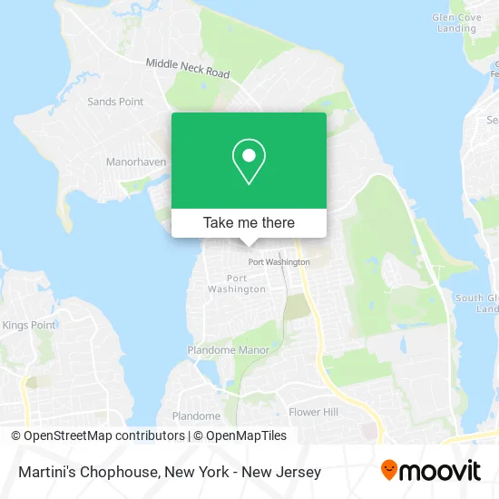 Martini's Chophouse map