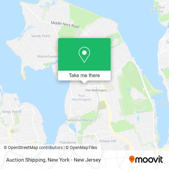 Mapa de Auction Shipping