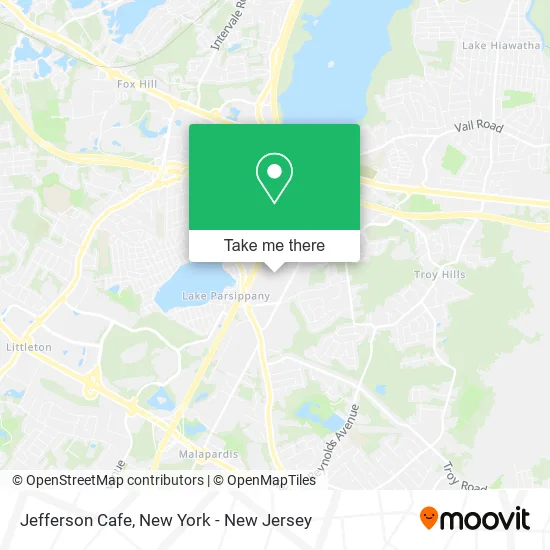 Jefferson Cafe map
