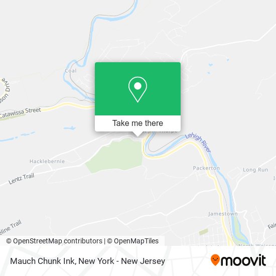 Mauch Chunk Ink map