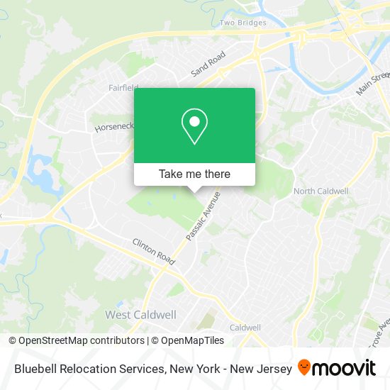 Bluebell Relocation Services map