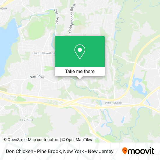 Don Chicken - Pine Brook map