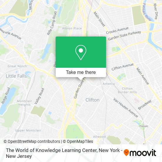 The World of Knowledge Learning Center map