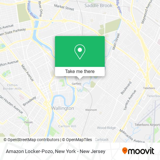 Amazon Locker-Pozo map