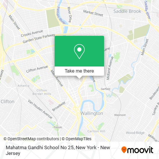 Mapa de Mahatma Gandhi School No 25