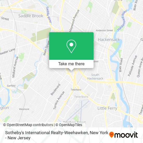 Mapa de Sotheby's International Realty-Weehawken