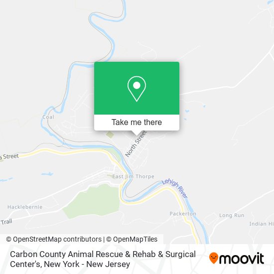 Carbon County Animal Rescue & Rehab & Surgical Center's map