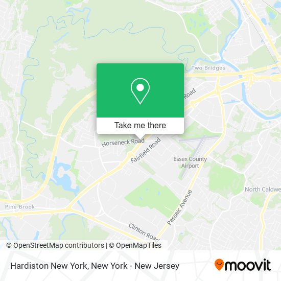 Mapa de Hardiston New York