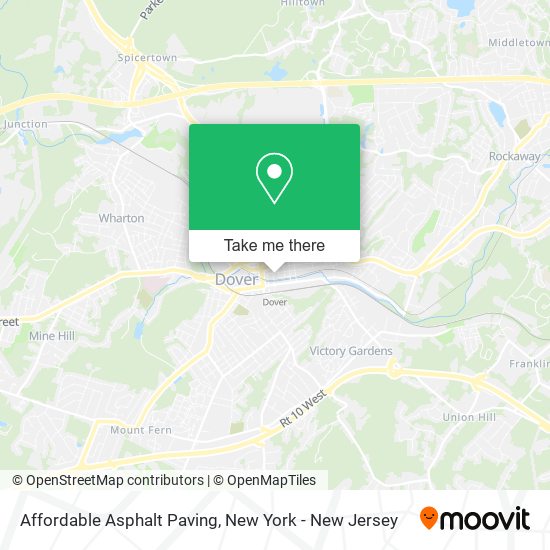 Affordable Asphalt Paving map