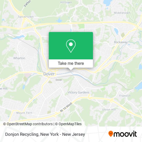 Donjon Recycling map