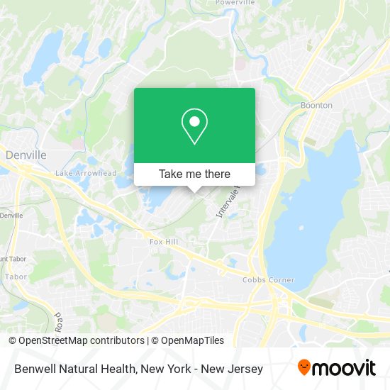 Benwell Natural Health map