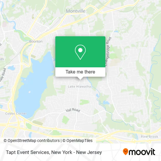 Tapt Event Services map
