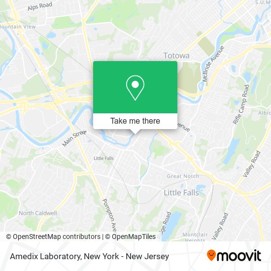 Amedix Laboratory map