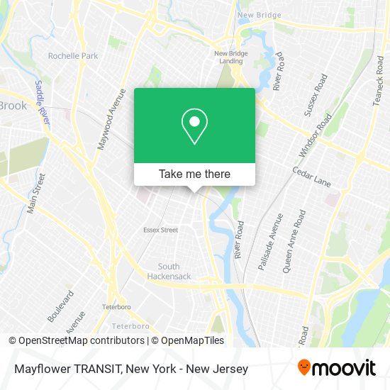 Mapa de Mayflower TRANSIT