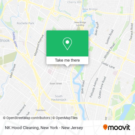 NK Hood Cleaning map