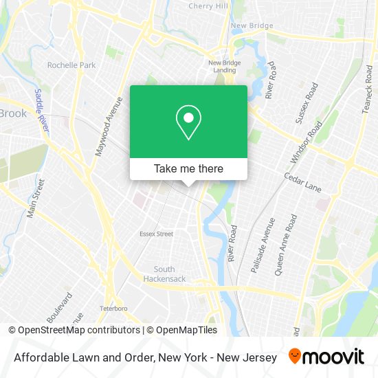 Mapa de Affordable Lawn and Order