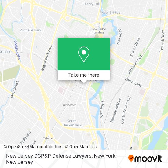 New Jersey DCP&P Defense Lawyers map