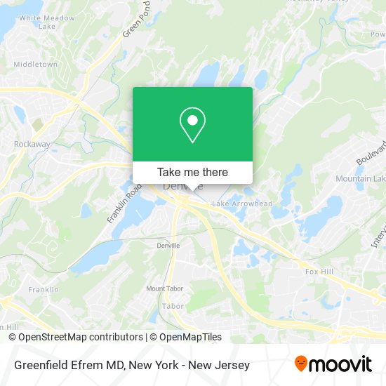 Greenfield Efrem MD map