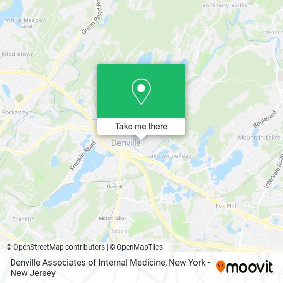 Mapa de Denville Associates of Internal Medicine