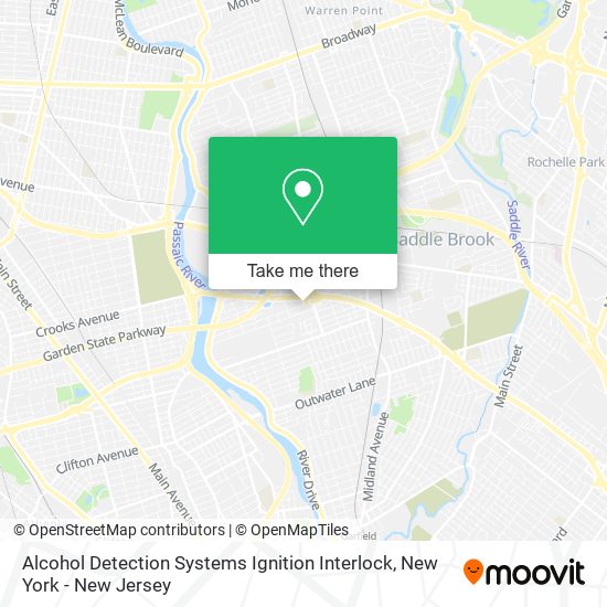 Alcohol Detection Systems Ignition Interlock map