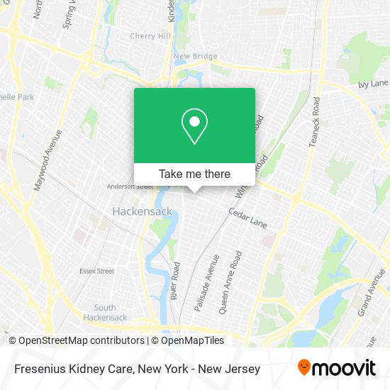 Fresenius Kidney Care map