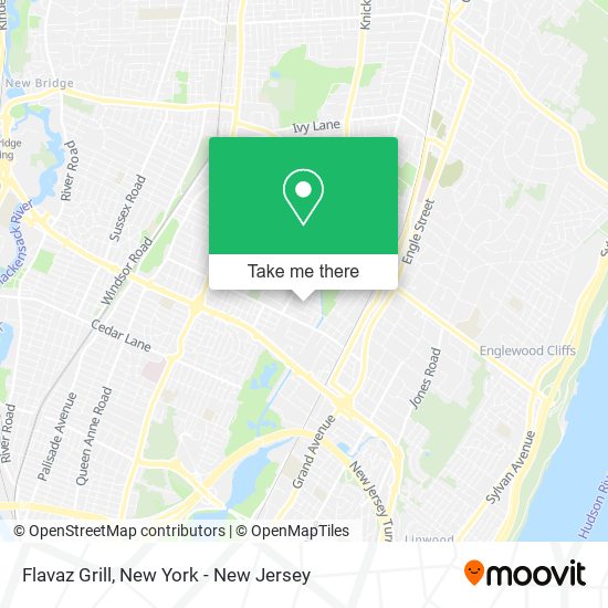 Flavaz Grill map