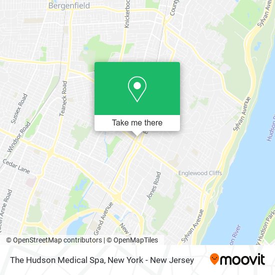 The Hudson Medical Spa map