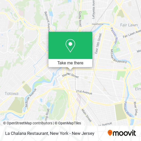 La Chalana Restaurant map