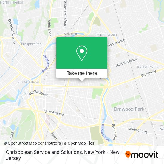 Chrispclean Service and Solutions map