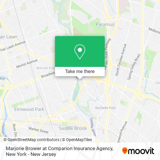Marjorie Brower at Comparion Insurance Agency map