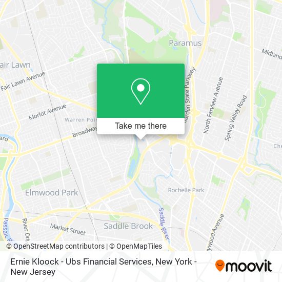 Mapa de Ernie Kloock - Ubs Financial Services