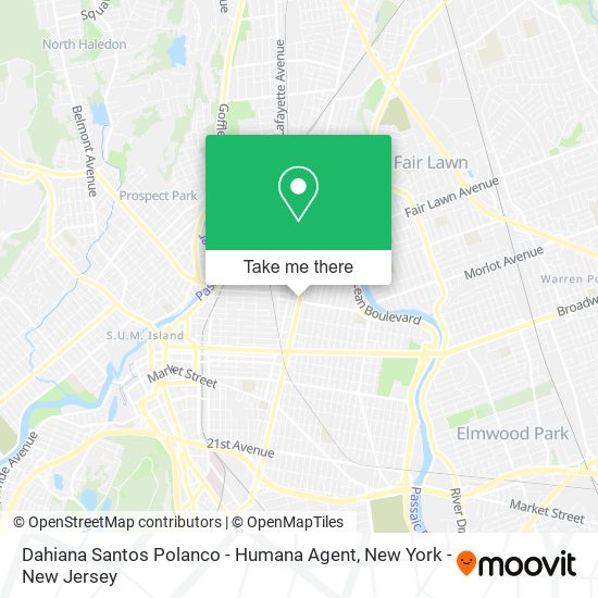 Dahiana Santos Polanco - Humana Agent map