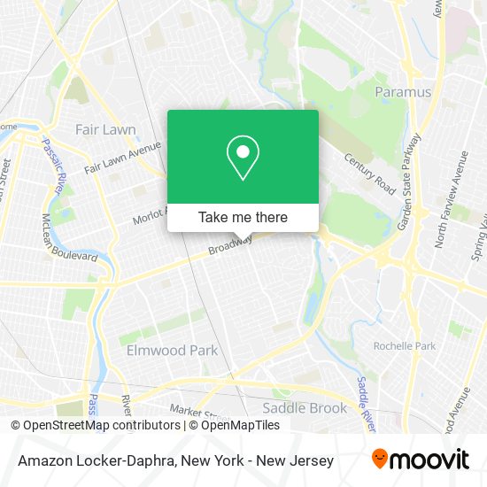 Amazon Locker-Daphra map