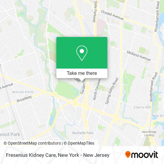 Fresenius Kidney Care map