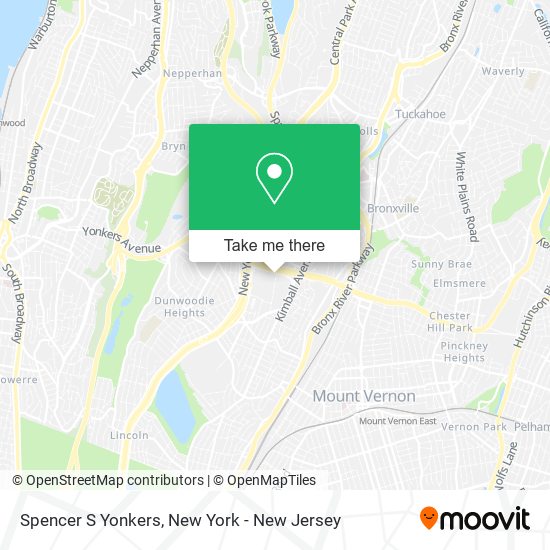 Mapa de Spencer S Yonkers