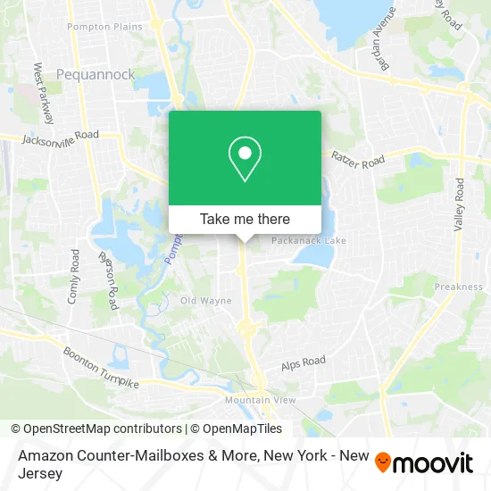 Amazon Counter-Mailboxes & More map