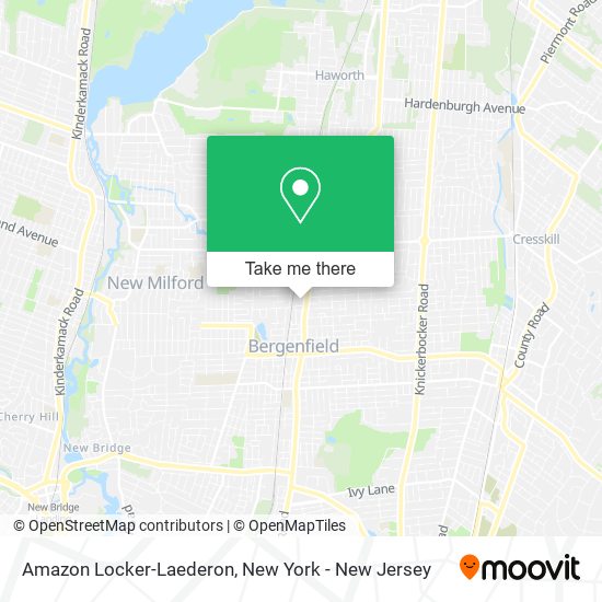Mapa de Amazon Locker-Laederon