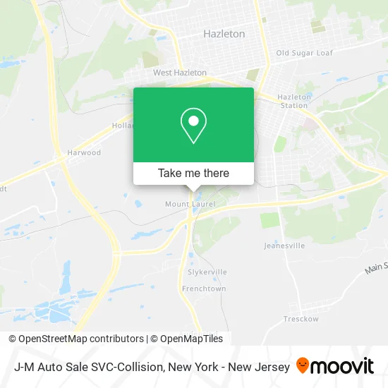 J-M Auto Sale SVC-Collision map