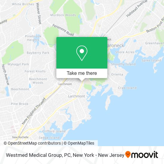 Westmed Medical Group, PC map