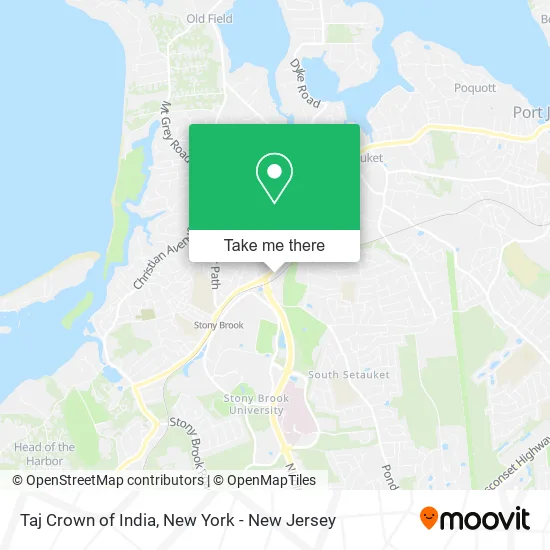 Taj Crown of India map