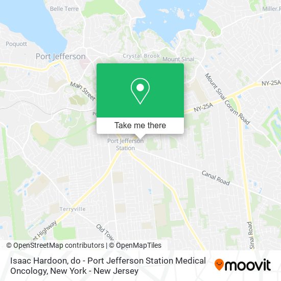 Mapa de Isaac Hardoon, do - Port Jefferson Station Medical Oncology