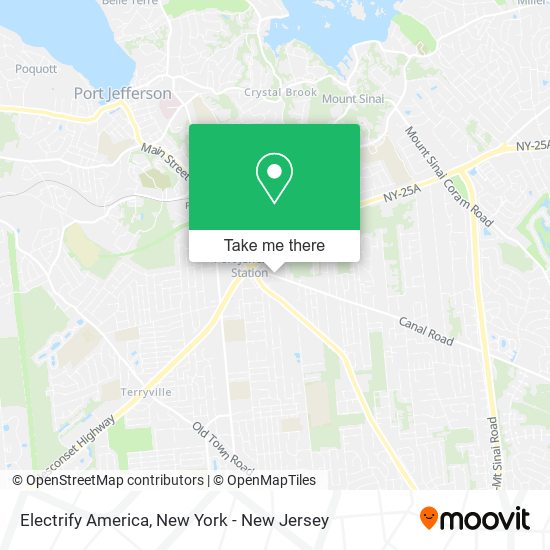 Electrify America map