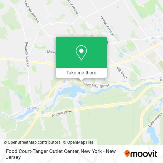 Food Court-Tanger Outlet Center map