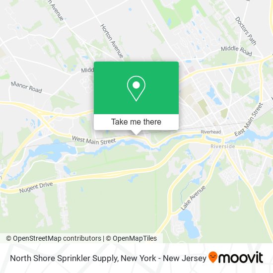 North Shore Sprinkler Supply map