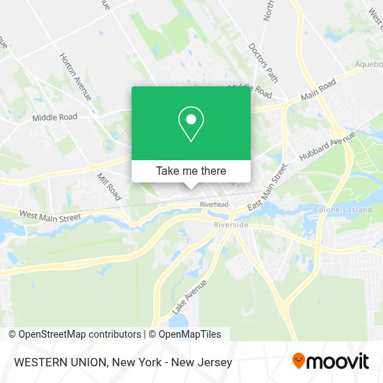 WESTERN UNION map