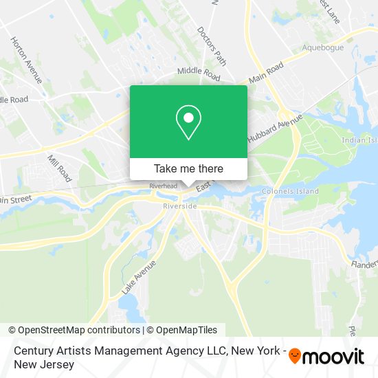 Century Artists Management Agency LLC map