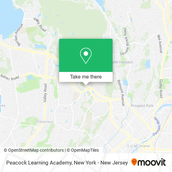 Peacock Learning Academy map