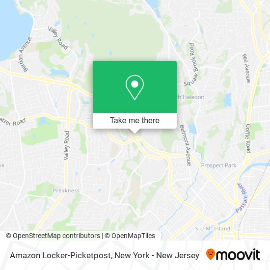 Mapa de Amazon Locker-Picketpost