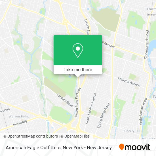 American Eagle Outfitters map